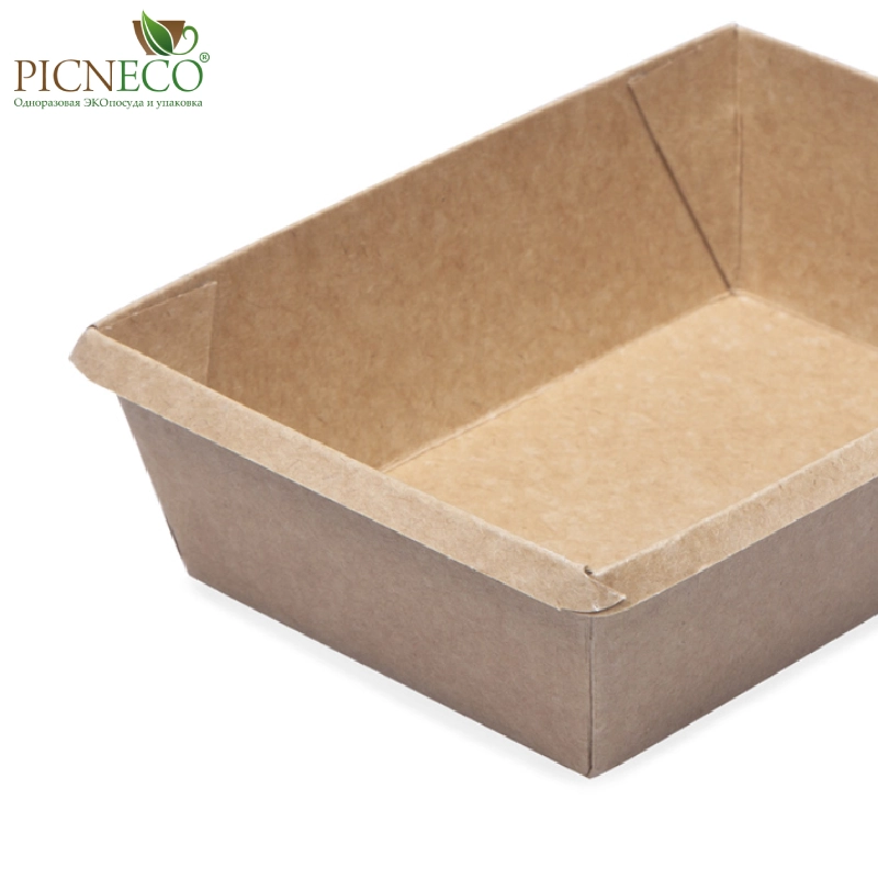 товар Контейнер бумажный 400мл, крафт, серия OneClick (крышка отдельно) OK040